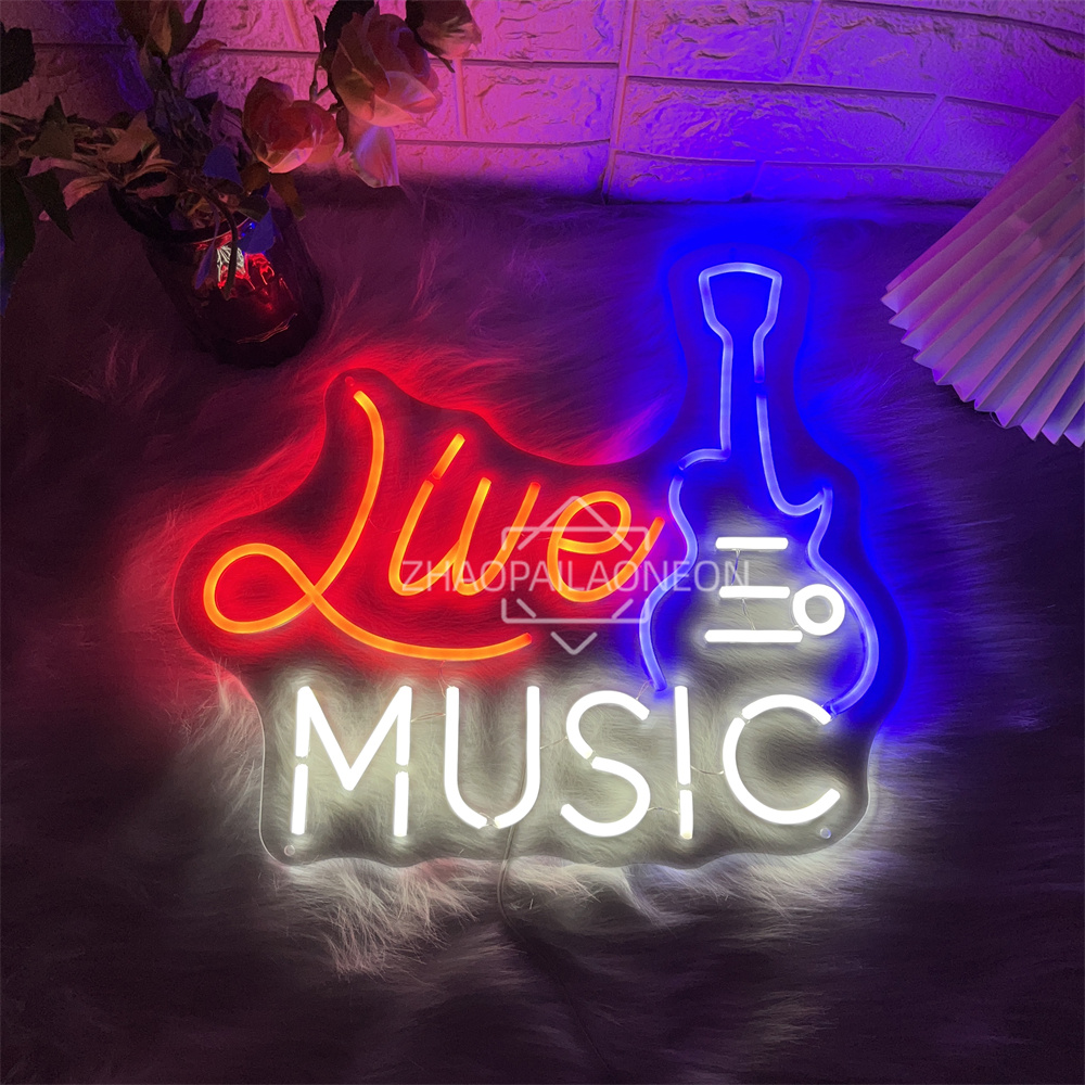 Live Music Neon Sign Home Art  - đánh giá và giá Party Games Name