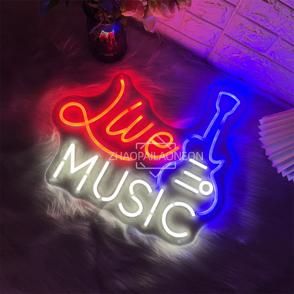 Live Music Neon Sign Home Art  - đánh giá và giá Party Games Name