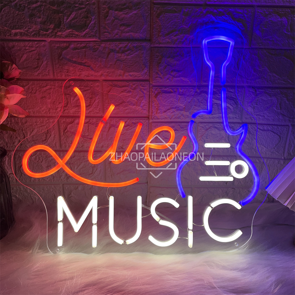 Live Music Neon Sign Home Art  - đánh giá và giá Party Games Name